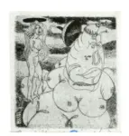 Anonimo , Zancanaro, Antonio - sec. XX - Pera Gibba e lei