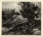 Zigaina, Giuseppe , Paesaggio friulano con falce