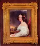 Daffinger, Moritz Michael , Bildnis einer jungen Dame Miniatur auf Elfenbein -