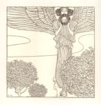 Klimt, Gustav , Widmungsblatt für Rudolf v. Alt.Ver. Sacrum