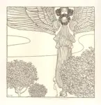 Klimt, Gustav , Widmungsblatt f&uuml;r Rudolf v. Alt.Ver. Sacrum