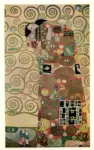 Klimt, Gustav , The Kiss (design for a mosaic in the Palais Stoclet, Brussel)