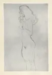 Anonimo , Klimt, Gustav - sec. XIX - Nudo femminile