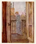 Romako, Anton , Auf dem Balkon