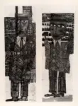 Giacomelli , Hundertwasser, Fritz - sec. XX - Il Cardazzo europeo e uomo che si tiene i baffi