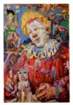 Kokoschka, Oskar , Clown con cane