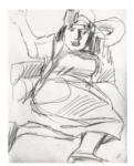 Kokoschka, Oskar , Liegende frau