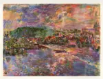Kokoschka, Oskar , Ansicht von Prag