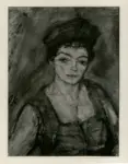 Kokoschka, Oskar , Signora in rosso