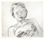 Kokoschka, Oskar , Head and shoulder of a girl