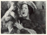 Kokoschka, Oskar , Madre e figlio in giardino