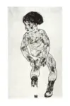 Schiele, Egon , Knabe Act