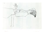 Schiele, Egon , Liegender Beklindete Frau