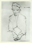 Schiele, Egon , Ritratto del pittore Max Kahrer