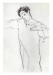 Schiele, Egon , Autoritratto