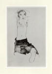 Schiele, Egon , Ragazza seduta