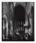 Genisson, J.V. , A priest preaching in a cathedral interior