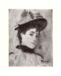 Stevens, Alfred , Tête de femme