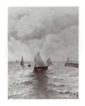 Stevens, Alfred , Départ des Bâteaux à Voiles
