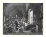 Van Bree, Philippe Jacques , The Interior of Jan Frans Van Dael's Studio in Paris -