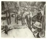 De Smet, Gustave , Paysage hivernal