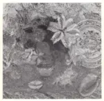 De Smet, L&eacute;on , Nature Morte au Vase de Fleurs et aux Coquillages -