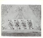 Ensor, James , Etude pour le Concours de Bridge "Les Quatre Dames"