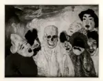 Ensor, James , Le Maschere e la Morte
