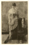 Ensor, James , Dame Mit Fächer