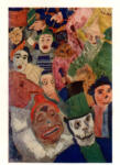 Ensor, James , L'entrata di Cristo a Bruxelles (particolare)