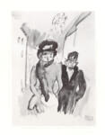 Pascin, Jules , Scène de Rue en Hiver