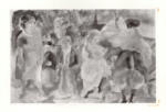 Pascin, Jules , Le marché, Nu allongé