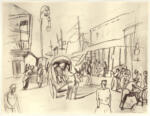 Pascin, Jules , Rue en Floride