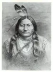 Anonimo , Verner, Frederick Arthur - sec. XIX - A portrait of Sitting Bull