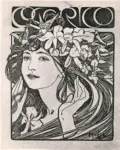 Mucha, Alphonse , Cocorico