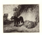 Barye, Antoine Louis , Les deux pantheres