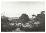 Benouville, Jean-Achile , Abelard professant dans les environs de Melun Paysage