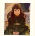 Besnard, Albert , Portrait d'enfant -