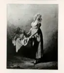 Boilly, Louis-Leopold , La Bouqueti&egrave;re - Sulla base del disegno dell'artista appartenente &agrave; Mme la contessa...