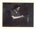 Anonimo , Bonvin, François - sec. XIX - Femme à la Tapisserie