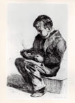 Anonimo , Bonvin, François - sec. XIX - Bambino seduto