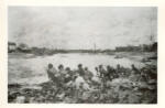 Anonimo , Boudin, Eugène - sec. XIX - Lavenses au bord de la Tonques