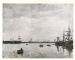 Anonimo , Boudin, Eug&egrave;ne - sec. XIX - Le Bassin du Port du havre