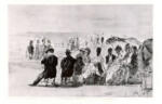 Boudin, Eugène , Personnages sur la Plage à Trouville