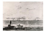 Boudin, Eugène , Coucher de Soleil. Le Havre