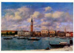 Anonimo , Boudin, Eugène - sec. XIX - Venise, le Palais et le Campanile