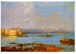 Anonimo , Boudin, Eugène - sec. XIX - Vue d'Antibes