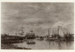 Boudin, Eugène , Le port de Trouville