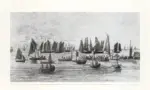 Anonimo , Boudin, Eug&egrave;ne - sec. XIX - Les Bateaux de Peche