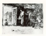 Anonimo , Boudin, Eugène - sec. XIX - Interieur d'une Ferme